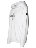 Moncler White Cotton Sweatshirt