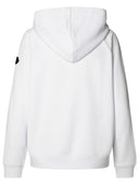 Moncler White Cotton Sweatshirt