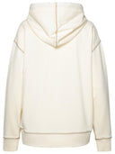 Moncler Elfenbein Baumwoll Hoodie