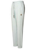 Pantalon en coton bleu moncler