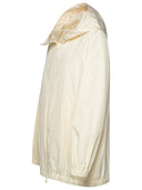 Moncler 'Euridice' Ivory Cotton Blend Jacket