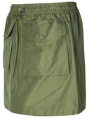 Moncler Green Cotton Blend Cargo Miniskirt