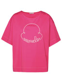 Moncler Fuchsia Cotton T Shirt