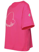 Moncler Fuchsia Cotton T Shirt