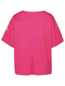 Moncler Fuchsia Cotton T Shirt