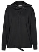 Moncler Black Viscose Hoodie