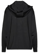 Moncler Black Viscose Hoodie