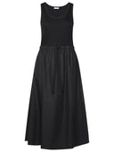 Moncler Black Cotton Blend Dress