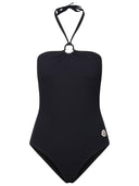 Moncler Black Polyamide Blend One Piece Swimsuit