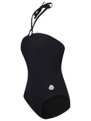 Moncler Black Polyamide Blend One Piece Swimsuit