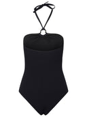 Moncler Black Polyamide Blend One Piece Swimsuit