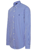Polo Ralph Lauren Blue Stretch Cotton Shirt