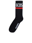 Calzini di miscela di cotone nero GCDS