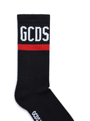 Calzini di miscela di cotone nero GCDS