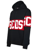 Gcds Black Cotton Sweatshirt