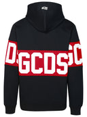 Gcds Black Cotton Sweatshirt