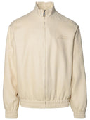 Gcds Ivory Linen Blend Jacket