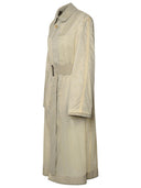 Maison Margiela 'Décortiqué' Reversible Grey Nylon Blend Trench Coat