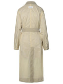 Maison Margiela 'Décortiqué' Reversible Grey Nylon Blend Trench Coat