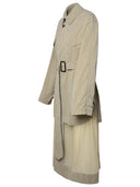 Maison Margiela 'Décortiqué' Reversible Grey Nylon Blend Trench Coat