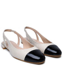 Stuart Weitzman Flats de ballet de Ivory Lear