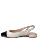 Stuart Weitzman Flats de ballet de Ivory Lear
