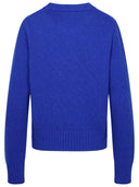 Ganni Blue Wool Blend Sweater