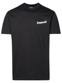 T-shirt coton noir dsquared2