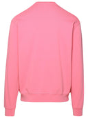Sudadera de algodón rosa dsquared2
