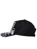 Sombrero de algodón negro dsquared2