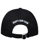 Sombrero de algodón negro dsquared2