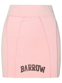 Barrow Pink Cotton Miniskirt