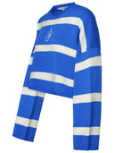 Jw Anderson Two Tone Wool Blend Sweater