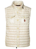 Moncler Grenoble 'Gumiane' White Polyamide Vest