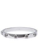 Tory Burch 'Miller' Silver Steel Bracelet
