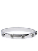Tory Burch 'Miller' Silver Steel Bracelet