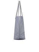 Tory Burch 'Ella' Grey Recycled Nylon Shopping Bag