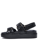 Tory Burch 'Kira' Black Lear Sports Sandals
