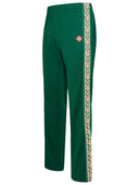 Joggers de mezcla de algodón verde de Casablanca