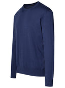 Pull en coton bleu Zegna