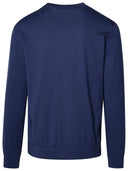 Pull en coton bleu Zegna