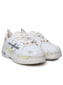 Zapatillas de desgas de premiata 'Drawked' White Lear