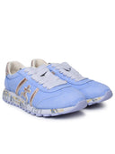 Premiata 'Lucyd' Lilac Lear og Nylon joggesko