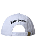 Palm Angels White Cotton Cap