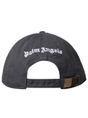 Palm Angels Grey Cotton Hat