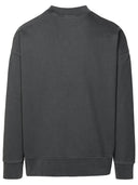 Palm Angels Pa City' Delavé Grey Cotton Sweatshirt