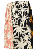 Palm Angels mehrfarbige Viskose -Bermuda -Shorts