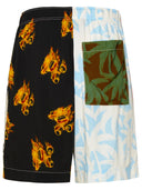 Palm Angels mehrfarbige Viskose -Bermuda -Shorts