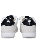 Palm Angels 'Palm Beach University' White Lear Sneakers
