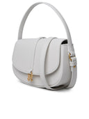 Palm Angels 'Lockbag' Cream Lear Bag
